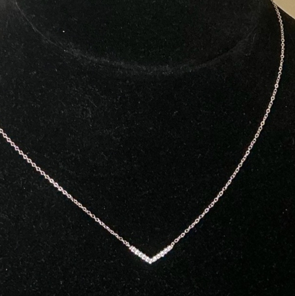 Nordstrom PAVE V Pendant Necklace
